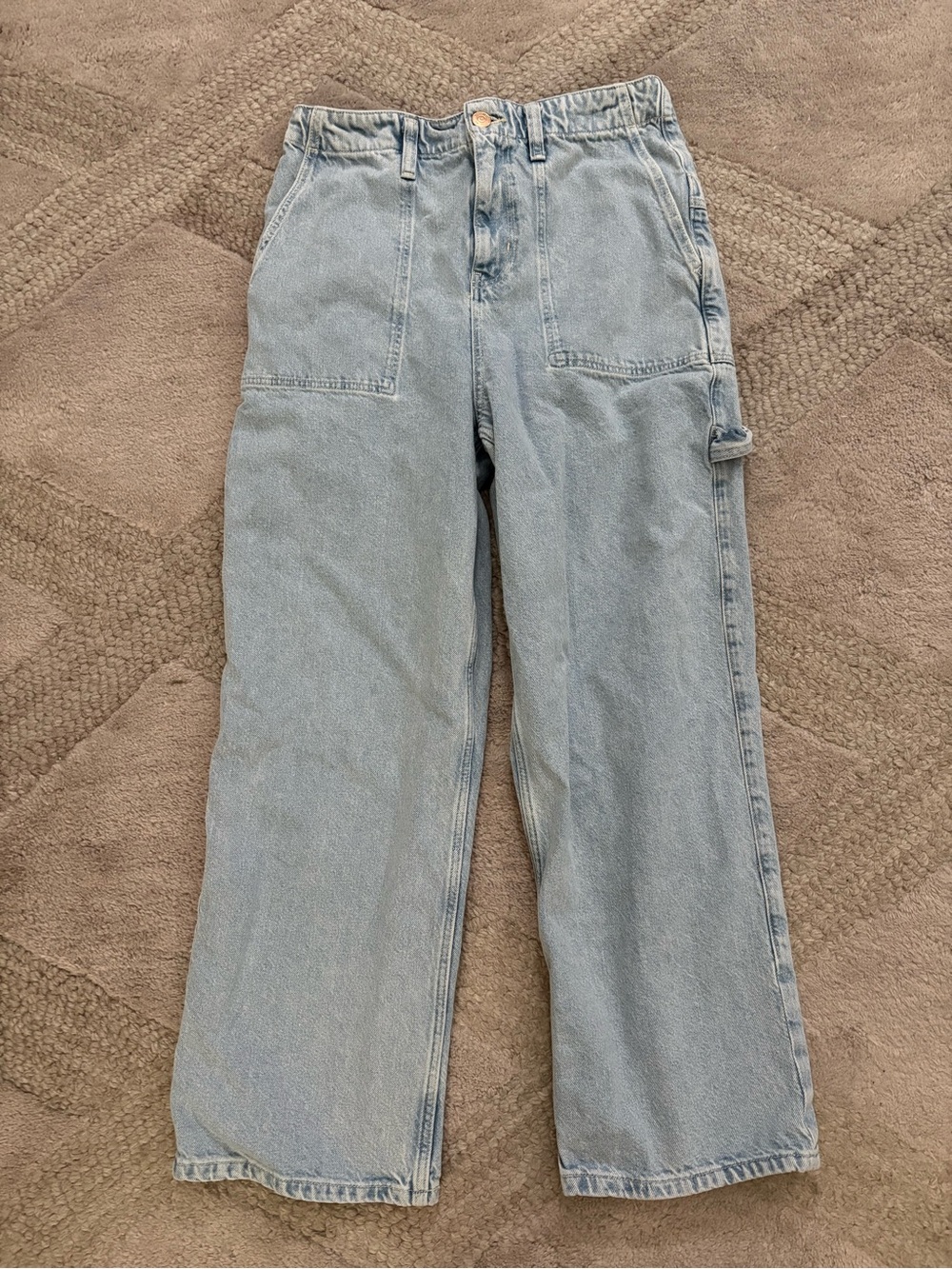 We The Free Light Wash Straight Leg Jeans